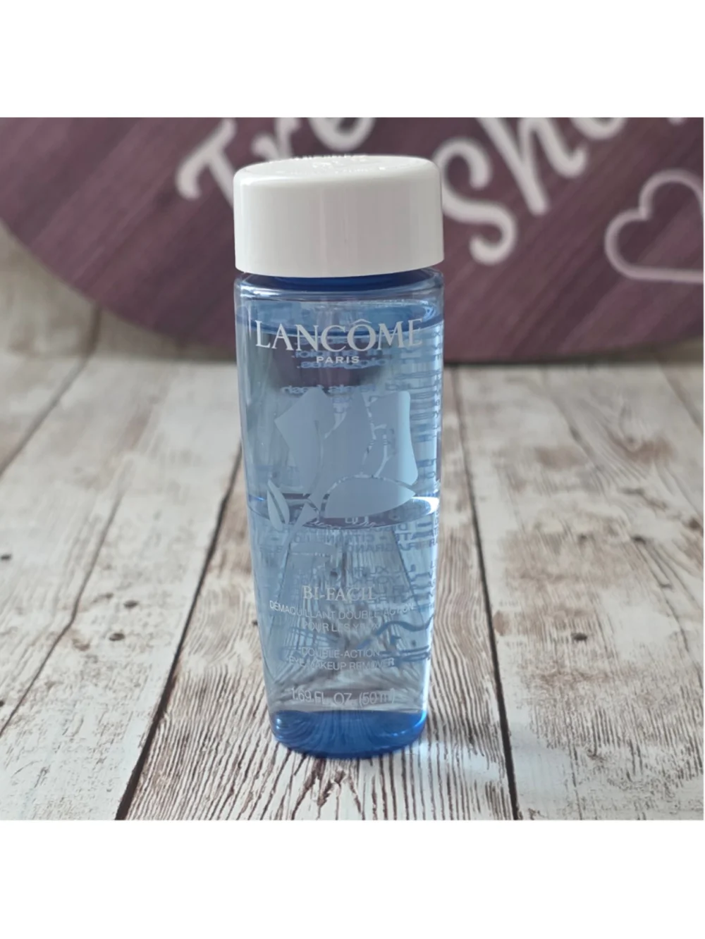 Women's Lancôme Bi-Facil Eye Makeup Remover, 1.69 FL OZ, Blue/White NWOT